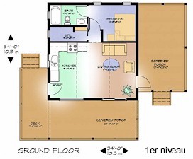 The Hummingbird ground floor plan