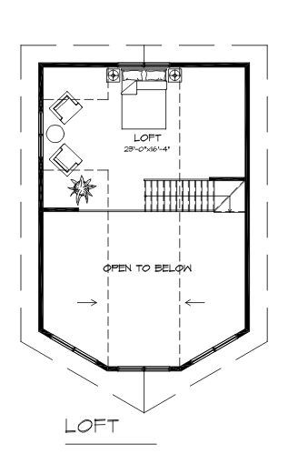 The Sandpiper Loft floor plan